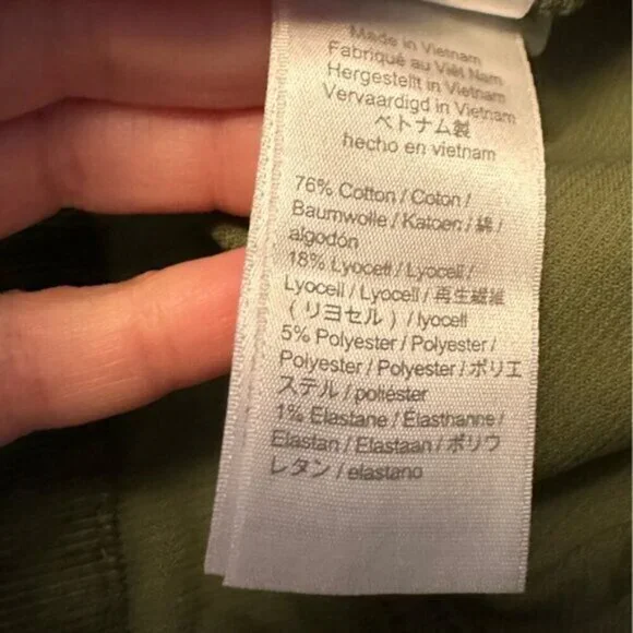 NWT J. Crew | Women's Green Vintage Slim Straight Corduroys Pants Size 25 - Picture 8 of 10